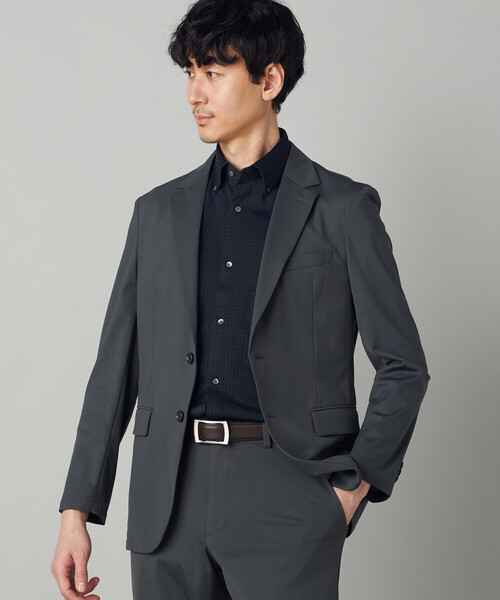 COMME CA MEN（コムサメン）の「【抗菌・消臭】【市松柄】ジャカードジャージー 半袖ドレスシャツ（シャツ/ブラウス・メンズ・ネイビー/ライトグレー・S/L/M）」の18枚目の写真