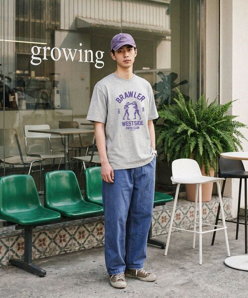 MODERMENT（モダーメント）の「ノーマルオーバーサイズ ブロラー 半袖Tシャツ [メランジ]（Tシャツ/カットソー・レディース・その他・1/2）」の6枚目の写真