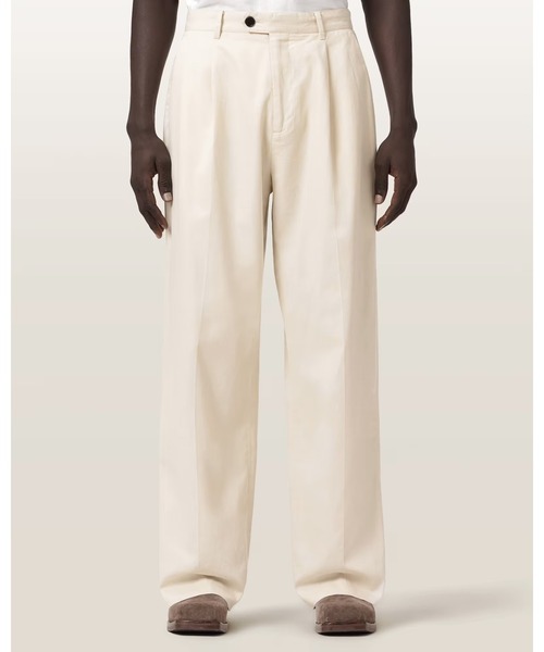 ALLSAINTS（オールセインツ）の「MIDAS WIDE LEG RELAXED FIT TROUSERS | MIDAS ワイド レッグ リラックス フィット トラウザー（その他パンツ・メンズ・ホワイト系その他・30/31/32/28）」の2枚目の写真