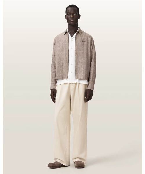 ALLSAINTS（オールセインツ）の「MIDAS WIDE LEG RELAXED FIT TROUSERS | MIDAS ワイド レッグ リラックス フィット トラウザー（その他パンツ・メンズ・ホワイト系その他・30/31/32/28）」の3枚目の写真