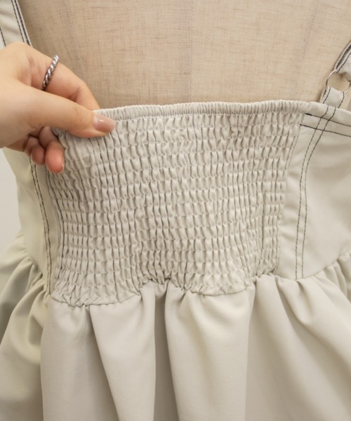 CLETTE（クレット）の「CLETTEオリジナルステッチラインペプラムビスチェ（その他トップス・レディース・ブラック/ライトベージュ/レッド・4L/3L/LL）」の12枚目の写真