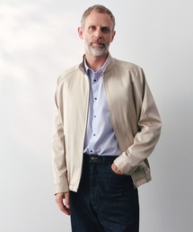 THE TOKYO（ザトウキョウ）の「【SILKα/シルクアルファ】SILK α Minimal Jacket（ブルゾン）」