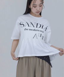 Eimee Law | ロゴプリント シャーリングTシャツ(Tシャツ/カットソー)