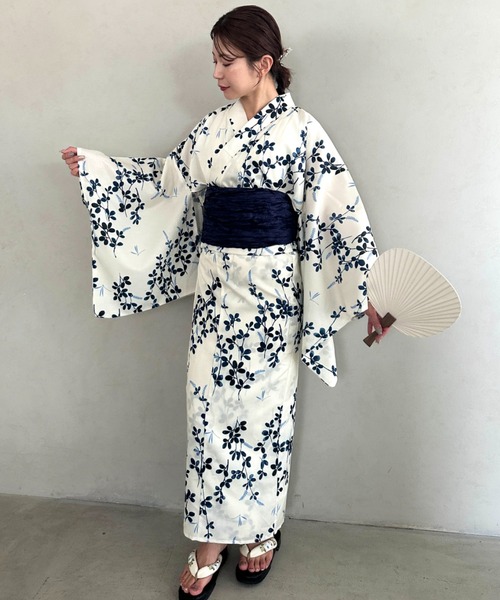 MYMOOD.(マイムード)の「浴衣2点セット(浴衣/帯)選べる6柄♪1枚仕立てで着付け楽々 1人で着られる(浴衣/帯)■動画あり(浴衣・レディース・その他1/その他2/その他3/その他4/その他5/その他6・FREE)」の4枚目の写真