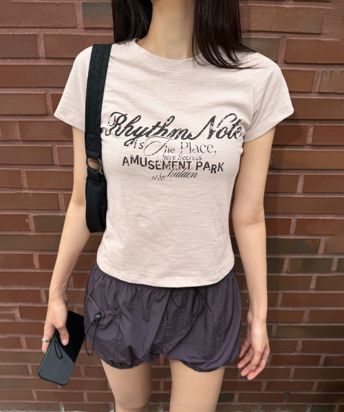UUUUP(ユープ)の「ヴィンテージスラブT - ヴィンテージピンク(Tシャツ/カットソー・レディース・その他・SMALL/MEDIUM)」の1枚目の写真
