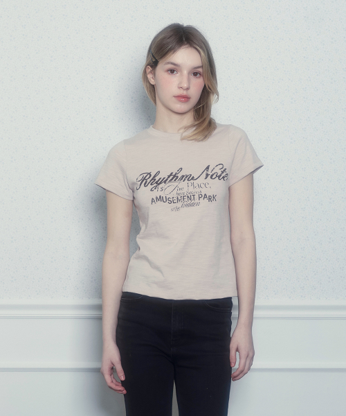 UUUUP(ユープ)の「ヴィンテージスラブT - ヴィンテージピンク(Tシャツ/カットソー・レディース・その他・SMALL/MEDIUM)」の2枚目の写真