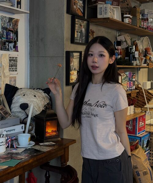 UUUUP(ユープ)の「ヴィンテージスラブT - ヴィンテージピンク(Tシャツ/カットソー・レディース・その他・SMALL/MEDIUM)」の4枚目の写真