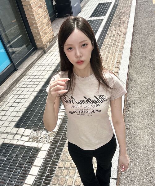 UUUUP(ユープ)の「ヴィンテージスラブT - ヴィンテージピンク(Tシャツ/カットソー・レディース・その他・SMALL/MEDIUM)」の8枚目の写真