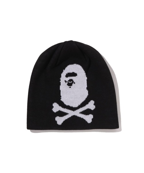 A BATHING APE 黒ファーハット A BATHING APE｜アベイシングエイプのハット通販 - ZOZOTOWN
