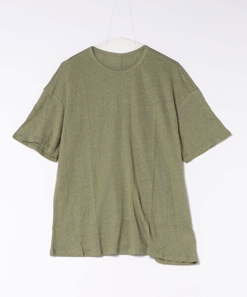 LAULEN(ローレン)の「2set layered tops /2SETレイヤードトップス(Tシャツ/カットソー・レディース・ホワイト/カーキ/ブラック・FREE)」の4枚目の写真