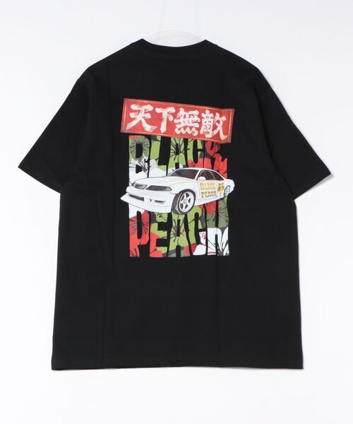 improves(インプローブス)の「【BLACK PEACH】プリント 半袖Tシャツ(Tシャツ/カットソー・レディース・ブラック・XX-LARGE/X-LARGE)」の1枚目の写真