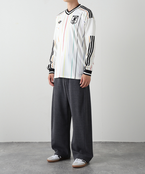 adidas（アディダス）の「adidas（アディダス）W-CUP 2026/27 JFA AWAY AUTHENTIC（Tシャツ/カットソー・メンズ・アイボリー・X-LARGE/LARGE/MEDIUM）」の7枚目の写真
