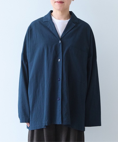 yuni(ユニ )の「washer R/Cotton tailored shirts(テーラードジャケット・レディース・ネイビー・FREE)」の16枚目の写真