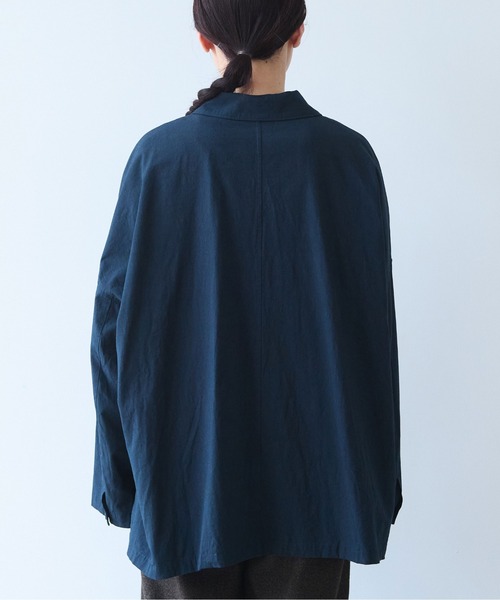 yuni(ユニ )の「washer R/Cotton tailored shirts(テーラードジャケット・レディース・ネイビー・FREE)」の18枚目の写真
