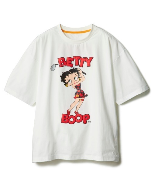 BETTY BOOP(ベティ・ブープ)の「【Loudmouth:ラウドマウス】ベティ・ブープ / BETTY BOOP コラボTシャツ(Tシャツ/カットソー・メンズ・ホワイト/ブラック・LARGE/X-LARGE/XX-LARGE/XXX-LARGE/MEDIUM)」の5枚目の写真