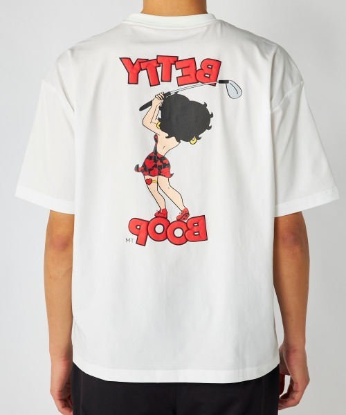 BETTY BOOP(ベティ・ブープ)の「【Loudmouth:ラウドマウス】ベティ・ブープ / BETTY BOOP コラボTシャツ(Tシャツ/カットソー・メンズ・ホワイト/ブラック・LARGE/X-LARGE/XX-LARGE/XXX-LARGE/MEDIUM)」の7枚目の写真