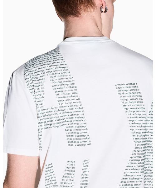ARMANI EXCHANGE(アルマーニエクスチェンジ)の「【A|X アルマーニ エクスチェンジ】<ZOZO限定>バックグラフィック ロゴ レギュラーフィット 半袖クルーネックTシャツ/REGULAR(Tシャツ/カットソー・メンズ・オフホワイト/ダークグリーン・MEDIUM/LARGE/X-LARGE/XX-LARGE/X-SMALL/SMALL)」の11枚目の写真
