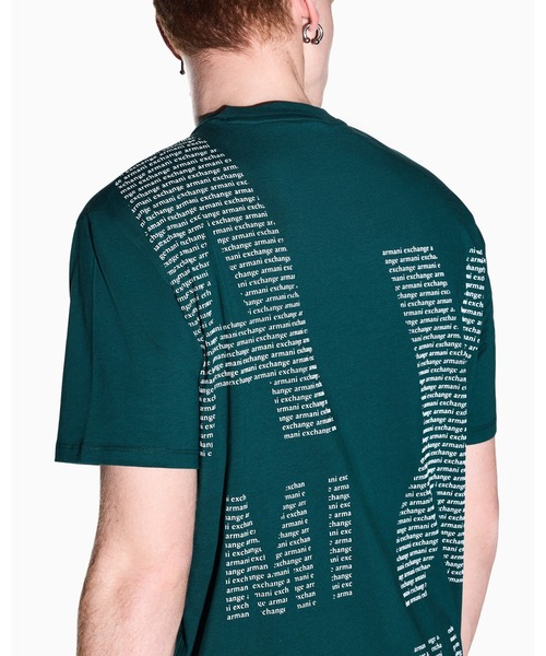 ARMANI EXCHANGE(アルマーニエクスチェンジ)の「【A|X アルマーニ エクスチェンジ】<ZOZO限定>バックグラフィック ロゴ レギュラーフィット 半袖クルーネックTシャツ/REGULAR(Tシャツ/カットソー・メンズ・オフホワイト/ダークグリーン・MEDIUM/LARGE/X-LARGE/XX-LARGE/X-SMALL/SMALL)」の15枚目の写真