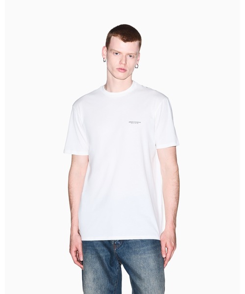 ARMANI EXCHANGE(アルマーニエクスチェンジ)の「【A|X アルマーニ エクスチェンジ】<ZOZO限定>バックグラフィック ロゴ レギュラーフィット 半袖クルーネックTシャツ/REGULAR(Tシャツ/カットソー・メンズ・オフホワイト/ダークグリーン・MEDIUM/LARGE/X-LARGE/XX-LARGE/X-SMALL/SMALL)」の8枚目の写真