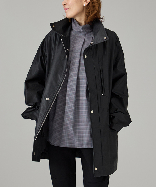 VERMEIL par iena(ヴェルメイユパーイエナ)の「BOWTE バウト Technical Cotton Field コート 261060006(その他アウター・レディース・ブラック・X-SMALL/SMALL)」の5枚目の写真