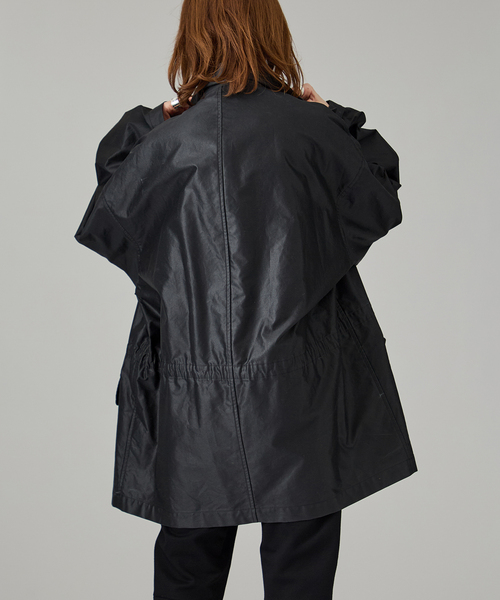 VERMEIL par iena(ヴェルメイユパーイエナ)の「BOWTE バウト Technical Cotton Field コート 261060006(その他アウター・レディース・ブラック・X-SMALL/SMALL)」の6枚目の写真