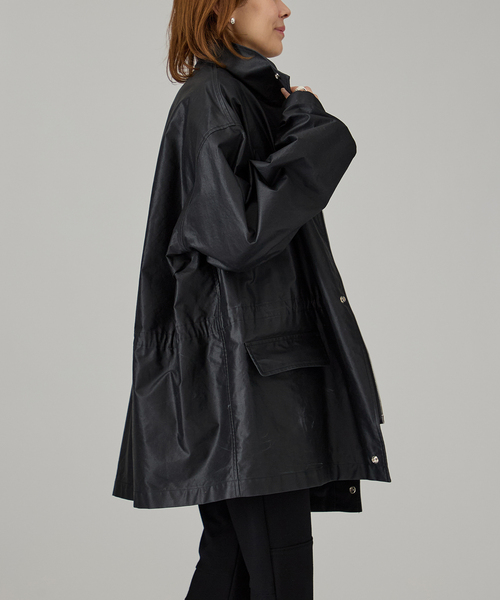 VERMEIL par iena(ヴェルメイユパーイエナ)の「BOWTE バウト Technical Cotton Field コート 261060006(その他アウター・レディース・ブラック・X-SMALL/SMALL)」の7枚目の写真