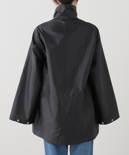 VERMEIL par iena(ヴェルメイユパーイエナ)の「BOWTE バウト Technical Cotton Field コート 261060006(その他アウター・レディース・ブラック・X-SMALL/SMALL)」の11枚目の写真
