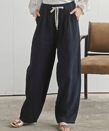 コットンガーゼイージーワイドパンツ