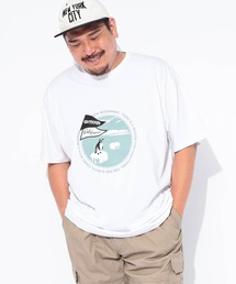 OUTDOOR PRODUCTS | Tシャツ 半袖 メンズ 大きいサイズ 綿天竺 ペンギンプリント クルーネック カットソー OUTDOOR PRODUCTS (アウトドアプロダクツ)(Tシャツ/カットソー)