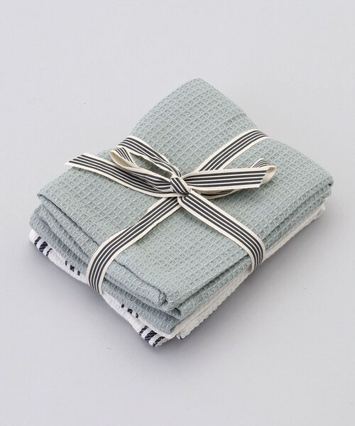 212 KITCHEN STORE(トゥワントゥキッチンストア)の「100% COTTON キッチンクロス ワッフル2枚セット GY <212Kオリジナル>(エプロン・レディース・その他・00)」の10枚目の写真