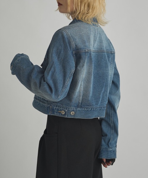 Lui's(ルイス)の「【mi-企画】デニムジャケット(デニムジャケット・レディース・ブラック/インディゴブルー・S/M)」の8枚目の写真
