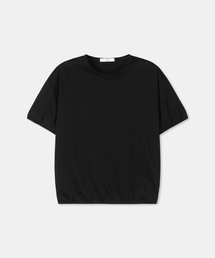THEENDQUESTION（ジエンドクエスチョン）の「Pima cotton t-shirt / BLACK（Tシャツ/カットソー）」