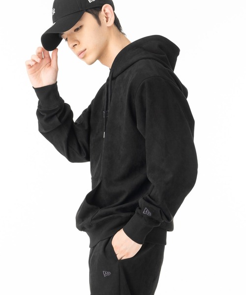 NEW ERA(ニューエラ)の「ニューエラ パーカー ポリスウェード(パーカー・メンズ・ブラック/グレー・L/M/S/XXL/XL)」の7枚目の写真