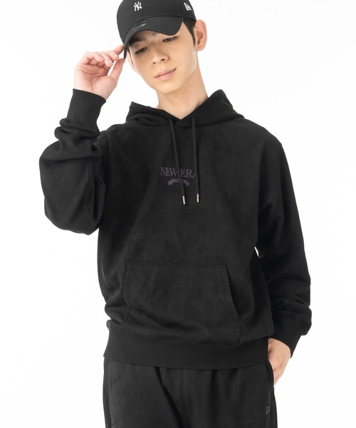 NEW ERA(ニューエラ)の「ニューエラ パーカー ポリスウェード(パーカー・メンズ・ブラック/グレー・L/M/S/XXL/XL)」の4枚目の写真
