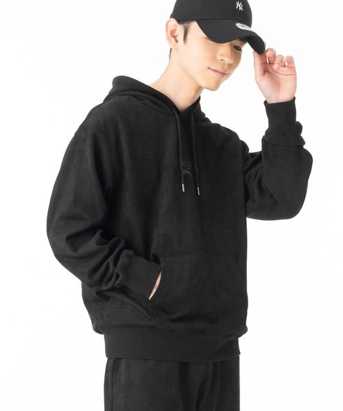 NEW ERA(ニューエラ)の「ニューエラ パーカー ポリスウェード(パーカー・メンズ・ブラック/グレー・L/M/S/XXL/XL)」の5枚目の写真