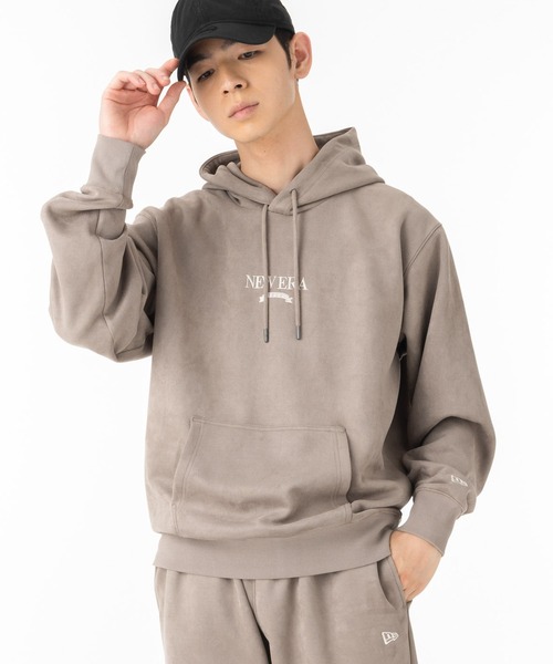 NEW ERA(ニューエラ)の「ニューエラ パーカー ポリスウェード(パーカー・メンズ・ブラック/グレー・L/M/S/XXL/XL)」の18枚目の写真