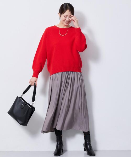 Reflect(リフレクト)の「【手洗い可】スカーチョパンツ(その他パンツ・レディース・ネイビー/ブラウン系その他/レンガ・00)」の4枚目の写真