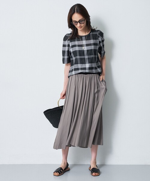 Reflect(リフレクト)の「【手洗い可】スカーチョパンツ(その他パンツ・レディース・ネイビー/ブラウン系その他/レンガ・00)」の6枚目の写真