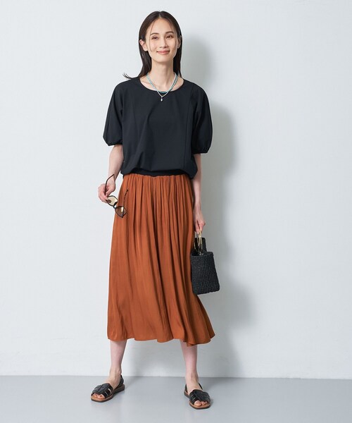 Reflect(リフレクト)の「【手洗い可】スカーチョパンツ(その他パンツ・レディース・ネイビー/ブラウン系その他/レンガ・00)」の16枚目の写真