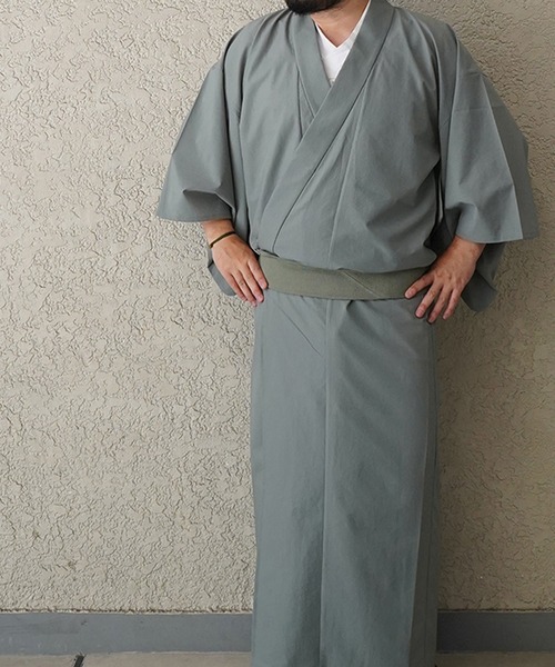 和ROBE(ワローブ)の「2026夏 COOLDOTS YUKATA(浴衣・メンズ・ブラック/ミント・3/2)」の7枚目の写真