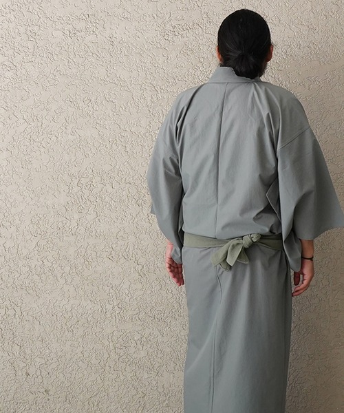和ROBE(ワローブ)の「2026夏 COOLDOTS YUKATA(浴衣・メンズ・ブラック/ミント・3/2)」の8枚目の写真