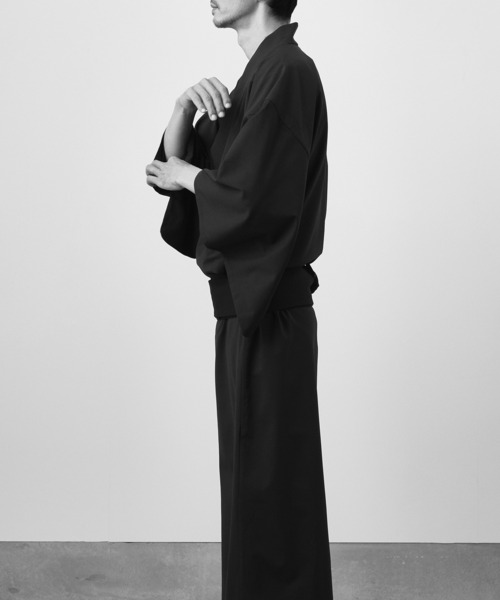 和ROBE（ワローブ）の「2026夏　COOLDOTS YUKATA（浴衣・メンズ・ブラック/ミント・3/2）」の8枚目の写真