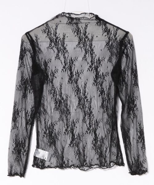B.I.D.(ビーアイディー)の「《Bz》【456891】レース柄シースルートップス(RZ)(Tシャツ/カットソー・レディース・ホワイト/ブラック・F)」の5枚目の写真