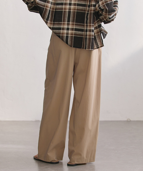 journal standard L'essage(ジャーナルスタンダードレサージュ)の「《追加/撥水/UVカット/手洗い可》WATER REPELLENT/UVカットパンツ(スラックス・レディース・グレー/ベージュ/ブラック・36/38)」の9枚目の写真