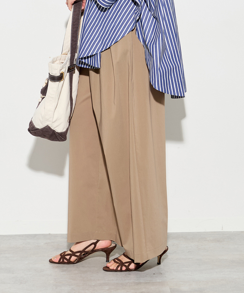 journal standard L'essage(ジャーナルスタンダードレサージュ)の「《追加/撥水/UVカット/手洗い可》WATER REPELLENT/UVカットパンツ(スラックス・レディース・グレー/ベージュ/ブラック・36/38)」の13枚目の写真