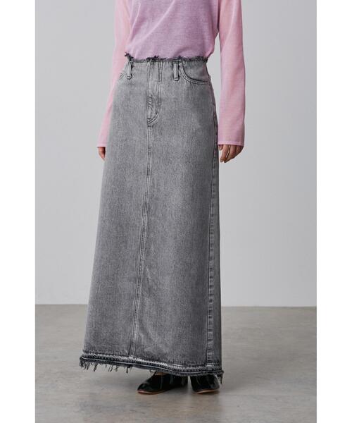 YLEVE(イレーヴ)の「YLEVE / 13.5oz DENIM SKIRT FADE(デニムスカート・レディース・ブルー/ブラック・2/1/0)」の12枚目の写真