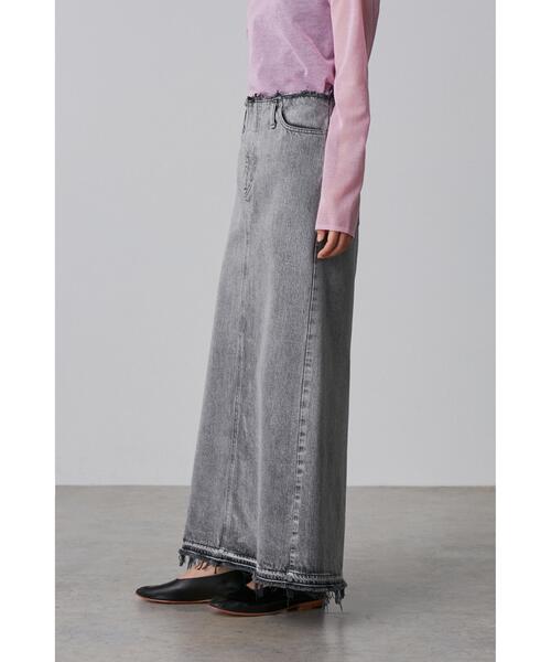 YLEVE(イレーヴ)の「YLEVE / 13.5oz DENIM SKIRT FADE(デニムスカート・レディース・ブルー/ブラック・2/1/0)」の13枚目の写真