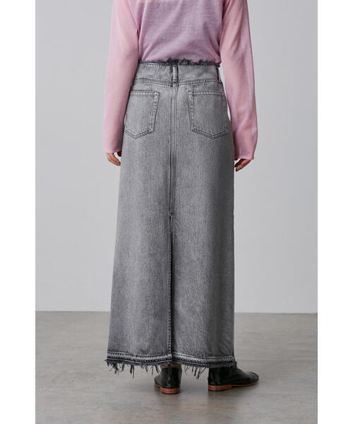 YLEVE(イレーヴ)の「YLEVE / 13.5oz DENIM SKIRT FADE(デニムスカート・レディース・ブルー/ブラック・2/1/0)」の14枚目の写真