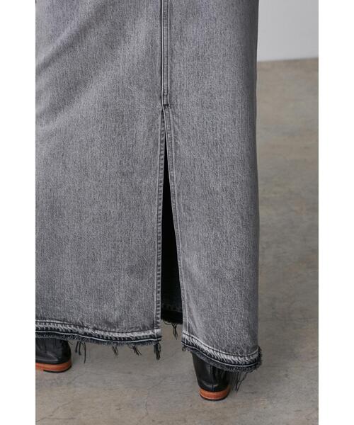 YLEVE(イレーヴ)の「YLEVE / 13.5oz DENIM SKIRT FADE(デニムスカート・レディース・ブルー/ブラック・2/1/0)」の3枚目の写真