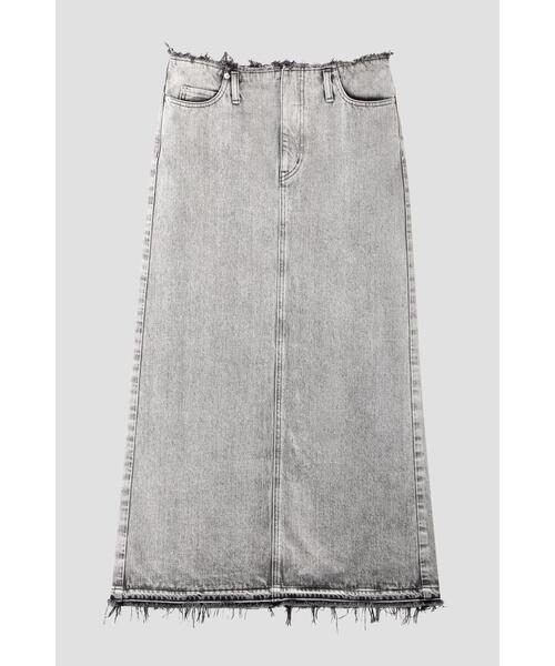 YLEVE(イレーヴ)の「YLEVE / 13.5oz DENIM SKIRT FADE(デニムスカート・レディース・ブルー/ブラック・2/1/0)」の4枚目の写真